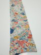 Photo2: 4L08z50  Japanese Kimono Silk  FABRIC Noshi Off-white 61.0x7.7 (2)