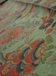 Photo4: 4L09z60  Japanese Kimono Silk  FABRIC Dragon  83.1x7.1 (4)