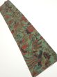 Photo1: 4L10z30  Japanese Kimono Silk  FABRIC Dragon  35.0x7.1 (1)