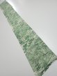 Photo6: 4L07z50  Japanese Kimono Silk  FABRIC Edo town Green 61.4x7.5 (6)