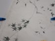 Photo8: 3R06z80  Japanese Kimono Silk  FABRIC Flowers Off-white 64.2x14.6 (8)