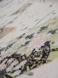 Photo4: 3R08z40  Japanese Kimono Silk  FABRIC Flowers Off-white 57.5x7.3 (4)