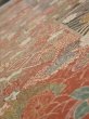 Photo4: 3R03z90  Japanese Kimono Silk  FABRIC Sakura Light brown 65.4x15.2 (4)