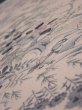 Photo4: 3R04z90  Japanese Kimono Crepe Silk  FABRIC Flowers Light pink 63.8x15.0 (4)