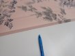 Photo6: 3R04z90  Japanese Kimono Crepe Silk  FABRIC Flowers Light pink 63.8x15.0 (6)