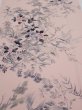 Photo1: 3R06z90  Japanese Kimono Crepe Silk  FABRIC Flowers Light pink 63.0x15.0 (1)
