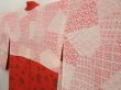 Photo3: 5329T01z600 Vintage Japanese Kimono Silk HAORI Rose Orange-Red (3)