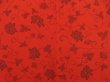 Photo6: 5329T01z600 Vintage Japanese Kimono Silk HAORI Rose Orange-Red (6)