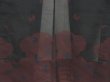 Photo3: 5329T04z230 Vintage Japanese Kimono Silk See through HAORI Bush clover Black (3)