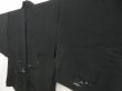 Photo2: 5329T06z430 Vintage Japanese Kimono Silk See through MUSO-HAORI Fish Black (2)