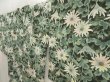 Photo5: 5329T07z510 Vintage Japanese Kimono Silk HAORI COAT Flower Dull green (5)