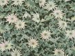 Photo6: 5329T07z510 Vintage Japanese Kimono Silk HAORI COAT Flower Dull green (6)
