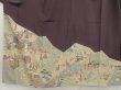 Photo2: 5329T10z1060  Japanese Kimono Silk Artist work TSUKESAGE Edo era (2)