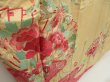 Photo3: 5329T12z1070 Vintage Japanese Kimono Silk FURISODE Folding fan Champagne (3)