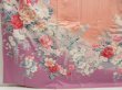 Photo6: 5329T13z1090  Japanese Kimono Silk FURISODE Peony Coral pink (6)