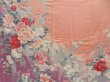 Photo8: 5329T13z1090  Japanese Kimono Silk FURISODE Peony Coral pink (8)