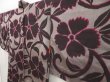 Photo2: 5330T01z380 Antique Japanese Kimono Silk MEISEN HAORI Nadeshiko Dark pink (2)