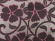 Photo3: 5330T01z380 Antique Japanese Kimono Silk MEISEN HAORI Nadeshiko Dark pink (3)