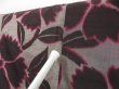 Photo7: 5330T01z380 Antique Japanese Kimono Silk MEISEN HAORI Nadeshiko Dark pink (7)