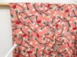 Photo7: 5330T03z380 Vintage Japanese Kimono Silk MEISEN HAORI Flower Pink (7)