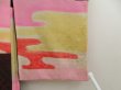 Photo8: 5330T05z390 Antique Japanese Kimono Silk OSHIMA HAORI Chrysanthemum Black (8)