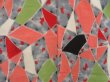 Photo3: 5330T06z610 Vintage Japanese Kimono Silk MEISEN HAORI  Coral pink (3)