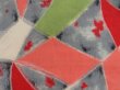Photo5: 5330T06z610 Vintage Japanese Kimono Silk MEISEN HAORI  Coral pink (5)