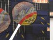 Photo5: 5330T07z460 Antique Japanese Kimono Silk MEISEN HAORI Mari Black (5)