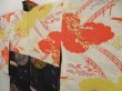 Photo8: 5330T07z460 Antique Japanese Kimono Silk MEISEN HAORI Mari Black (8)