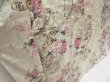 Photo3: 5330T12z1100 Vintage Japanese Kimono Silk FURISODE Smoky white (3)