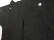 Photo2: 5403T01z290 Vintage Japanese Kimono Silk See through HAORI Leaf Black (2)