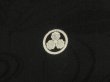 Photo5: 5403T01z290 Vintage Japanese Kimono Silk See through HAORI Leaf Black (5)
