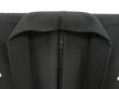 Photo8: 5403T03z600  Unused Japanese Kimono Silk RO KUROMONTSUKI Black (8)