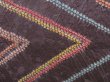 Photo4: 5403T04z630  Japanese Kimono Silk SHIBORI HAORI  Dark purple-gray (4)