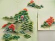Photo3: 5403T06z610 Vintage Japanese Kimono Silk HAORI Garden Light green (3)
