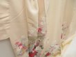 Photo3: 5403T11z1090  Japanese Kimono Silk TSUKESAGE Princess Light peach (3)