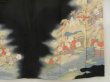 Photo7: 5403T13z790 Antique Japanese Kimono Silk TOMESODE Chrysanthemum Black (7)