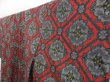 Photo2: 5403T14z690 Vintage Japanese Kimono Silk OSHIMA TSUMUGI Camellia Red (2)