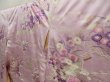 Photo2: 5404T13z1270 Vintage Japanese Kimono Silk FURISODE Peony Light purple (2)