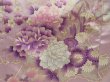 Photo7: 5404T13z1270 Vintage Japanese Kimono Silk FURISODE Peony Light purple (7)