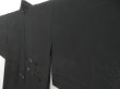 Photo3: 5404T03z290 Vintage Japanese Kimono Silk See through HAORI  Black (3)