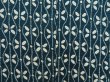 Photo3: 5404T04z500 Vintage Japanese Kimono Silk SHIBORI HAORI  Dark cyan (3)