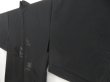 Photo2: 5404T05z290 Vintage Japanese Kimono Silk See through HAORI Flower Black (2)
