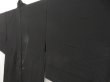 Photo2: 5404T07z340 Vintage Japanese Kimono Silk See through HAORI Iris Black (2)