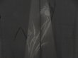 Photo3: 5404T07z340 Vintage Japanese Kimono Silk See through HAORI Iris Black (3)