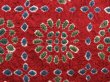 Photo4: 5404T08z610 Vintage Japanese Kimono Silk SHIBORI HAORI  Red-Brown (4)