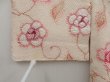 Photo6: 5404T10z650 Vintage Japanese Kimono Silk SHIBORI HAORI Flower Off-white (6)
