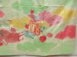 Photo7: 5404T11z1030 Vintage Japanese Kimono Silk FURISODE Royal cart Light green (7)