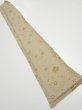 Photo4: 2B08z40  Japanese Kimono Silk  FABRIC Plum blossom Soft olive 61.0x7.3 (4)