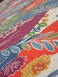 Photo4: 1H03z90  Japanese Kimono Crepe Silk  FABRIC Scenery Off-white 61.0x13.6 (4)